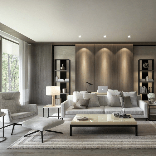 living room design Dubai