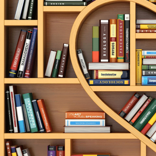 Diy book holder for shelf