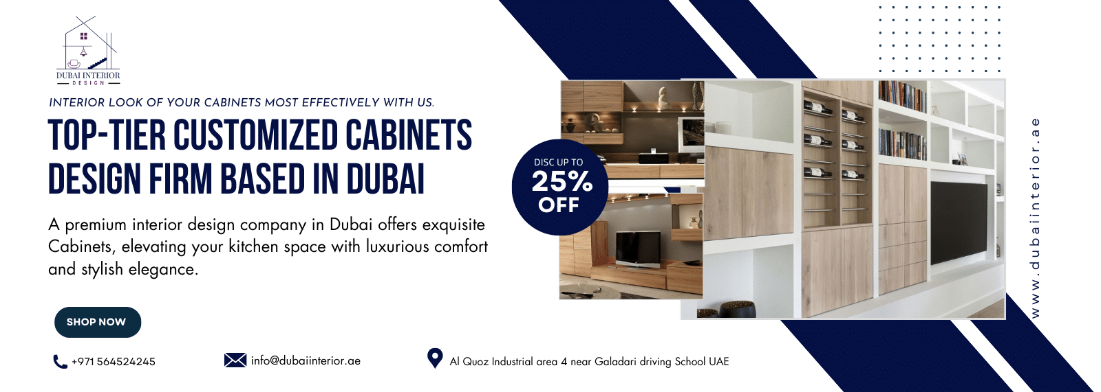 custom made cabinets Dubai