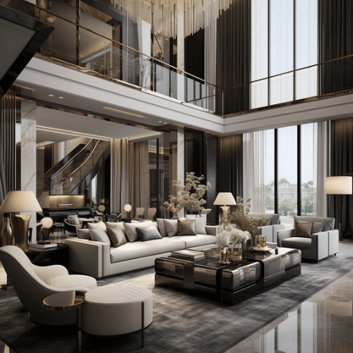 penthouse interior design in Dubai