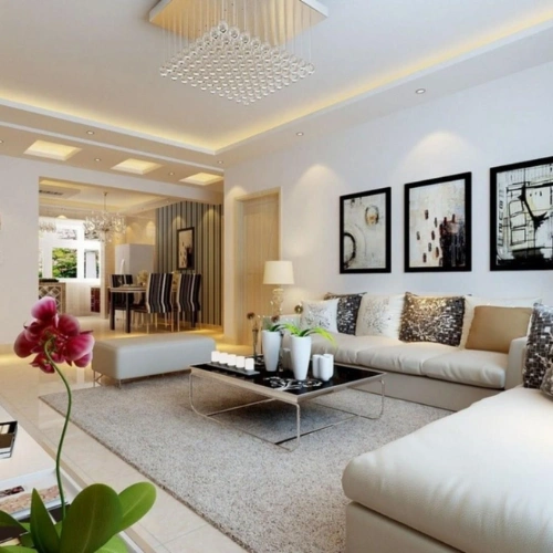 Living Room Interior Design in Dubai