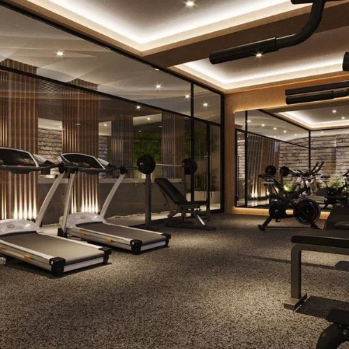 Modern gym design Abu Dhabi