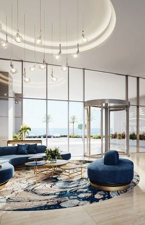 Stylish Office lobby Area Design