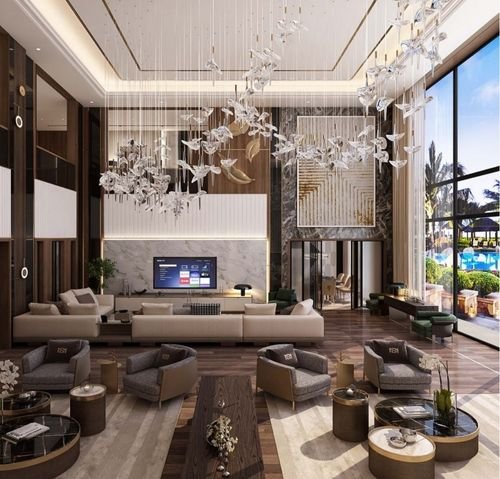 Elegant residential interior by Dubai interior.