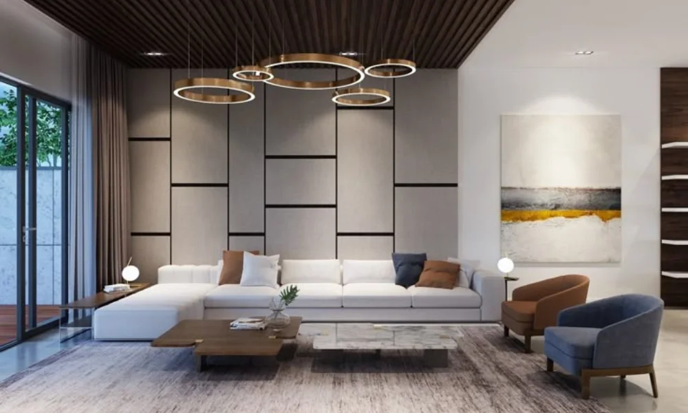 creative living room interior ideas Dubai project
