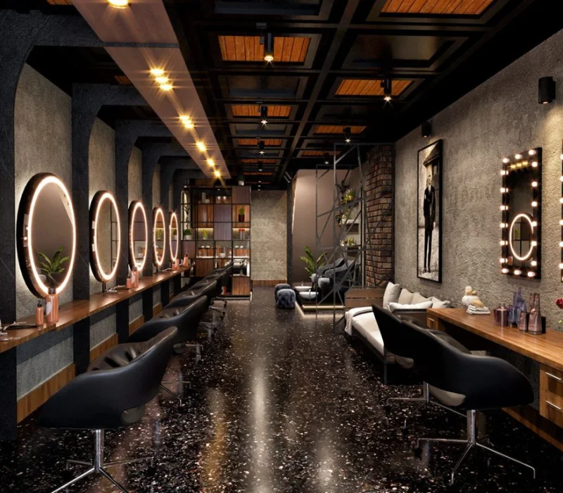 Functional salon design Dubai