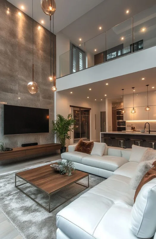 modern living room interior design in Dubai