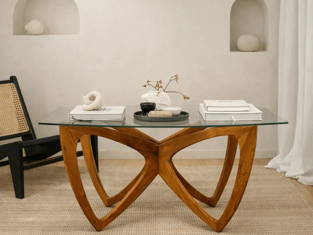 elegant coffee table design for living room Dubai