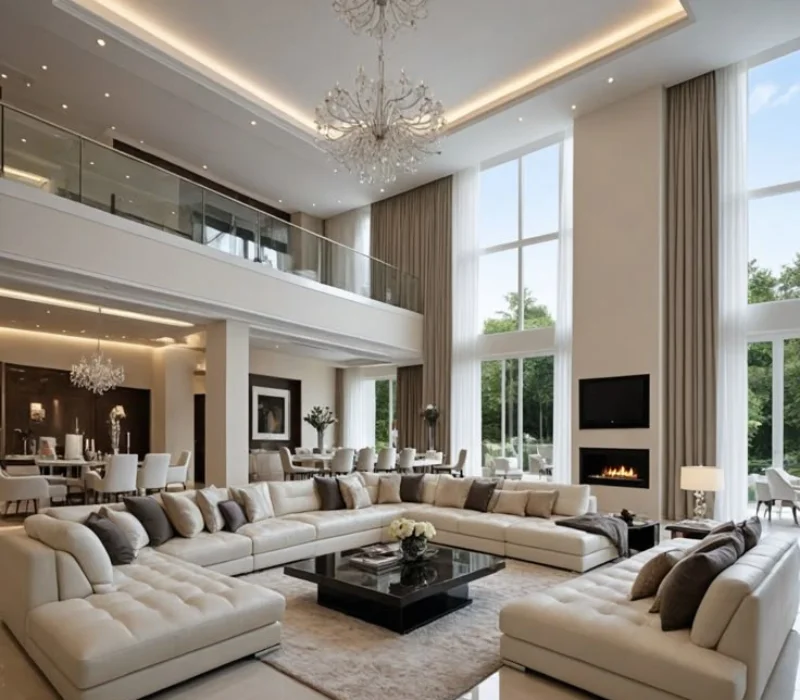 luxury modern living room interior Dubai