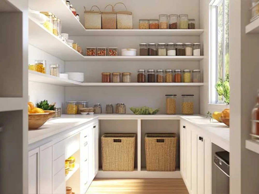 Organized kitchen storage