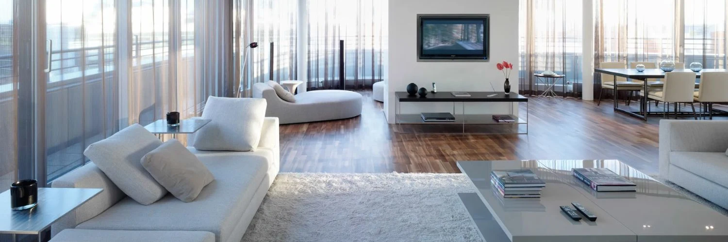 Spacious modern apartment renovation in Dubai.