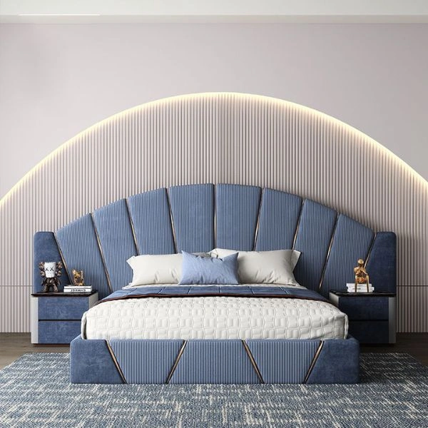 Final quality check for completed bedroom renovation.