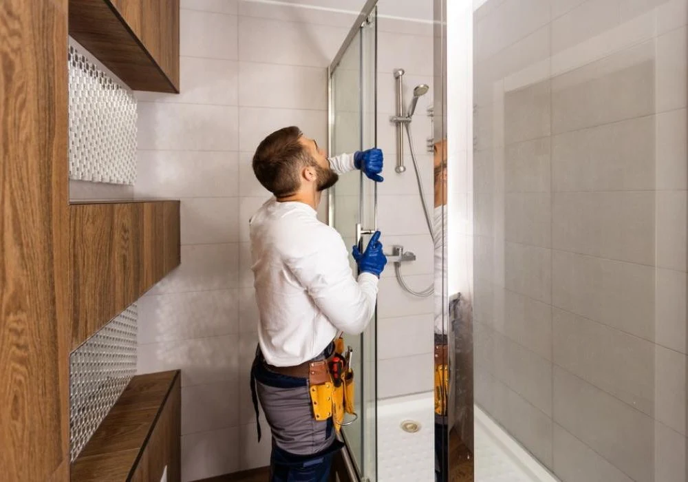 Premium gold and chrome bathroom hardware fixtures.