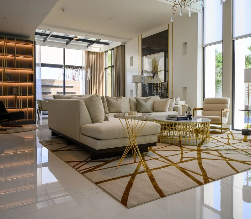 contemporary villa renovation project in Dubai