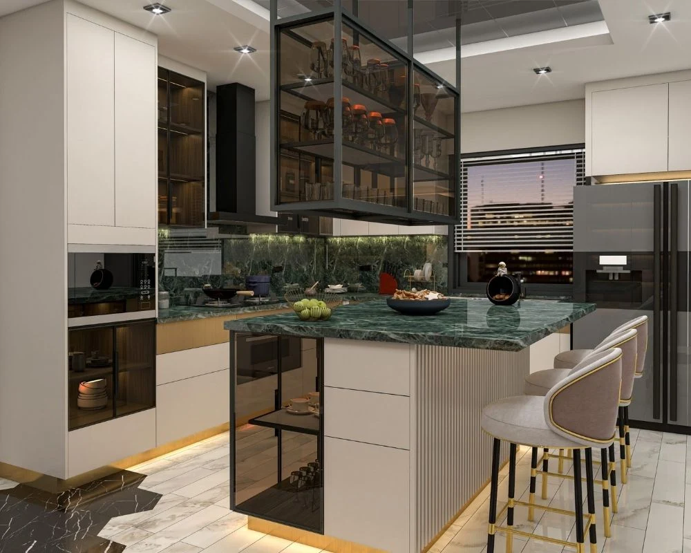 Luxury Bar Stools and Island Tables.