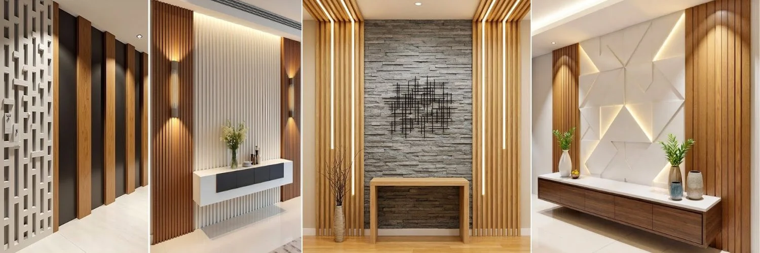 Diverse Interior Wall Cladding Designs In Dubai.