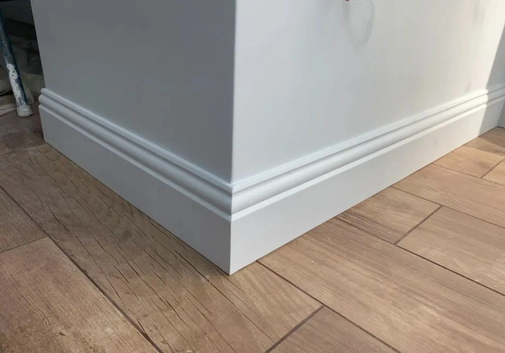 Stylish MDF Wall Skirting For Wooden Flooring