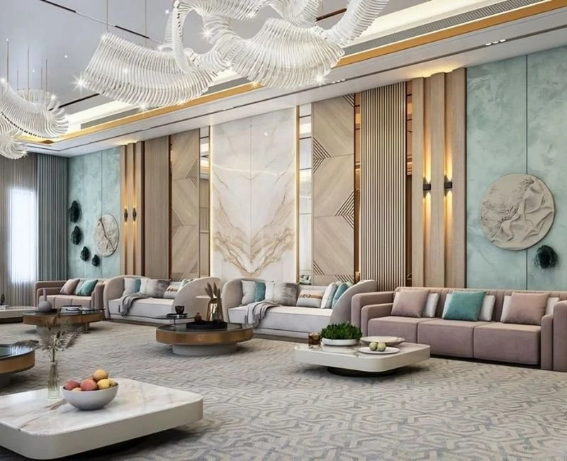 Luxury Majlis Wall Cladding Designs In Dubai.