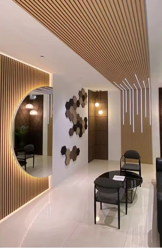 Modern Fluted Wall Cladding Designs In Dubai.