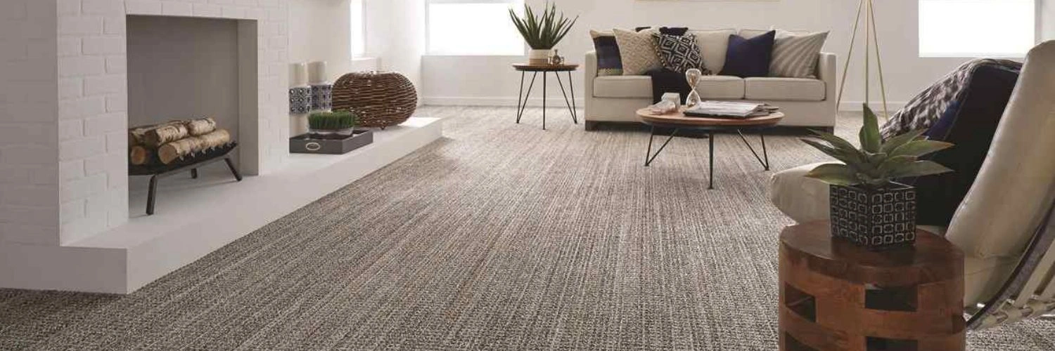 Textured brown wall to wall carpet in Dubai.