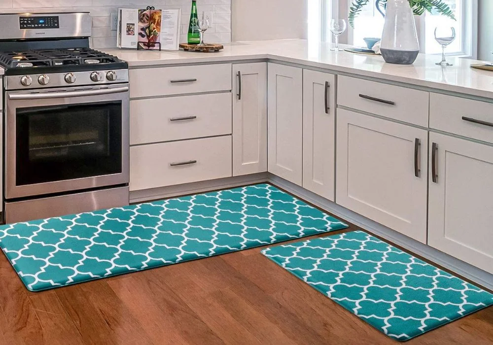 Anti-fatigue non-slip kitchen mats for home and restaurants.