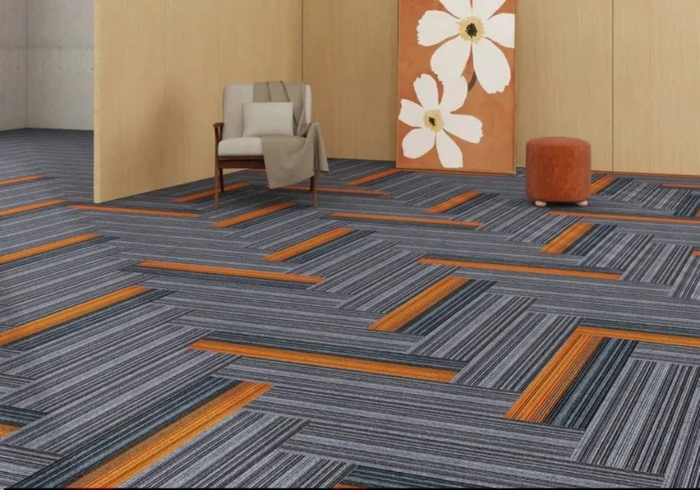 Modular carpet tiles for versatile flooring in Dubai.