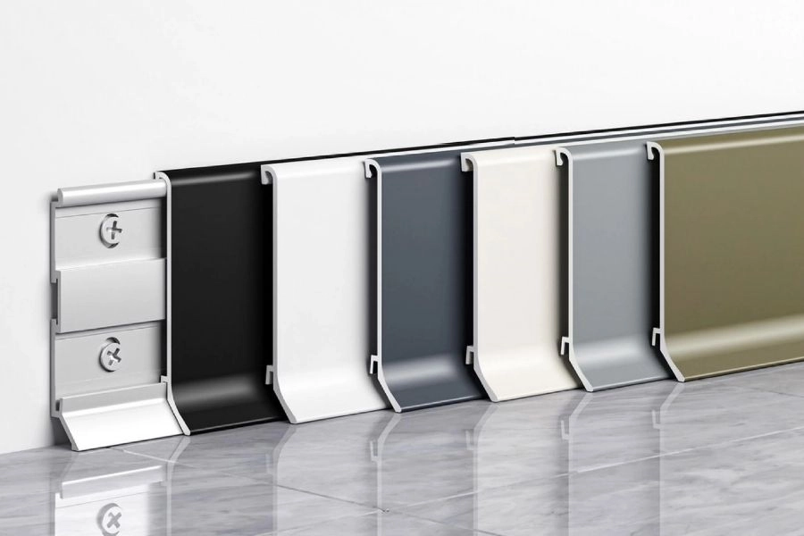 Colorful Aluminium Wall Skirting Collection In Dubai