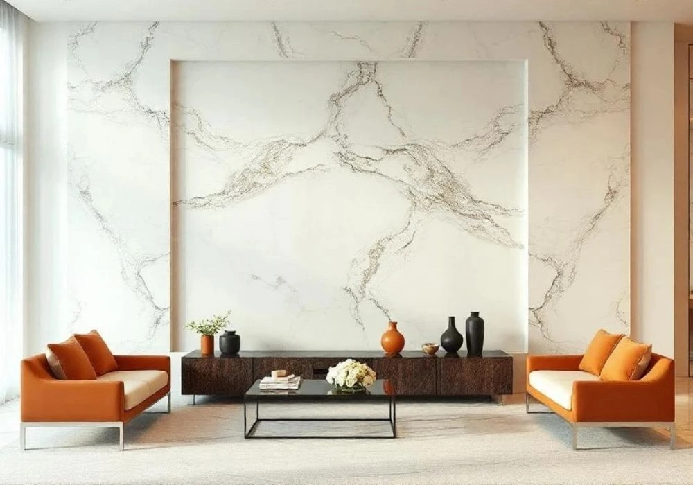 Luxury Marble Wall Cladding For Dubai Interiors.