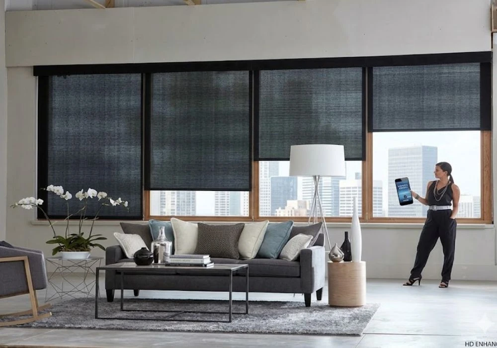 Modern roller blinds for windows in Dubai homes