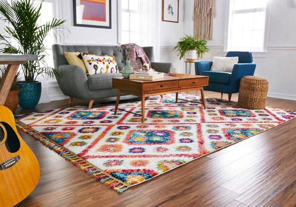 Elegant centerpiece rugs for modern living room decor.