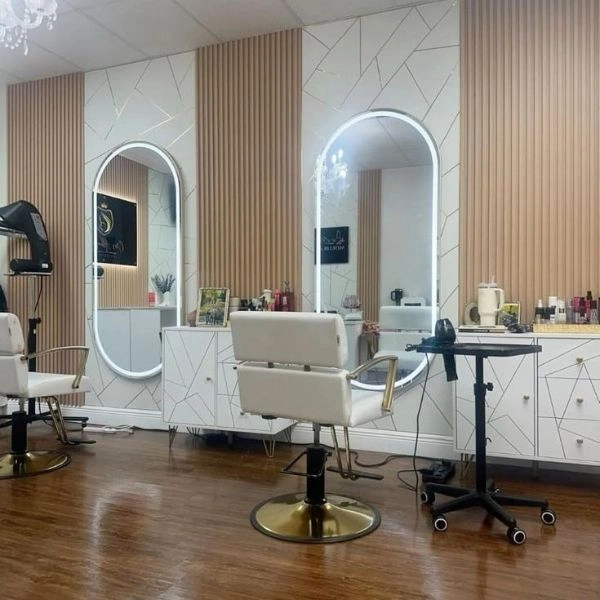 Trendy Salon Wall Cladding Services In Dubai.