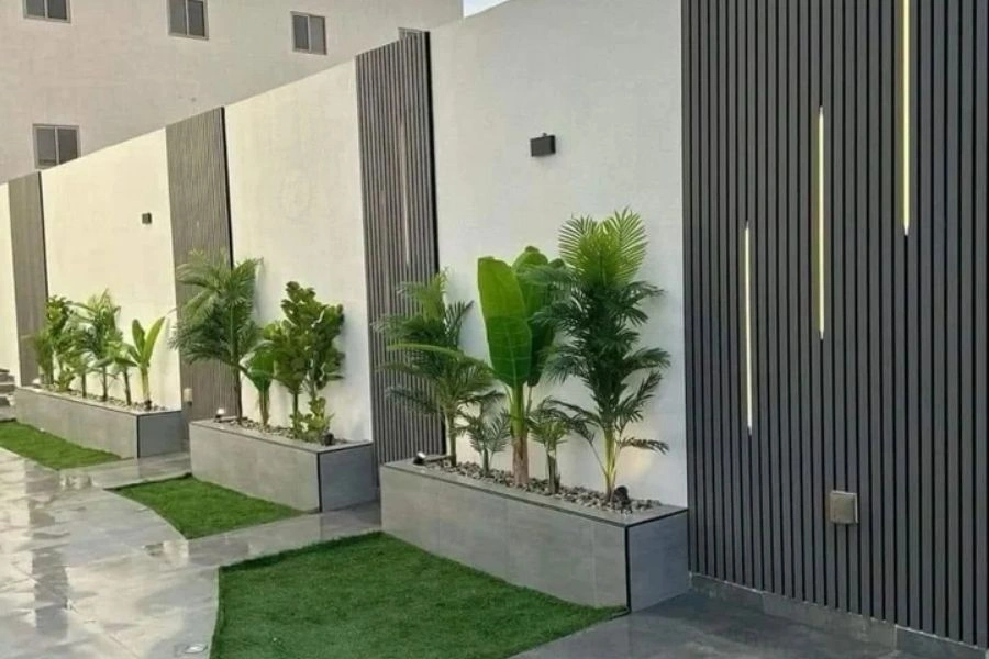 Decorative Exterior Boundary Wall Cladding Dubai.