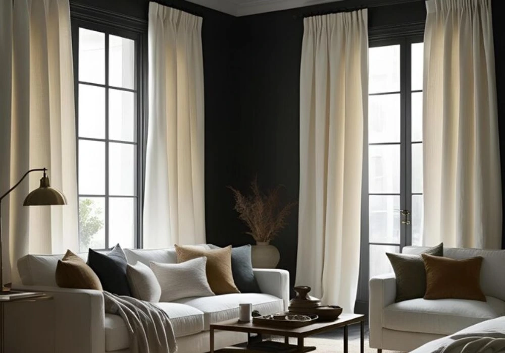 Living Area Blackout Curtains Dubai