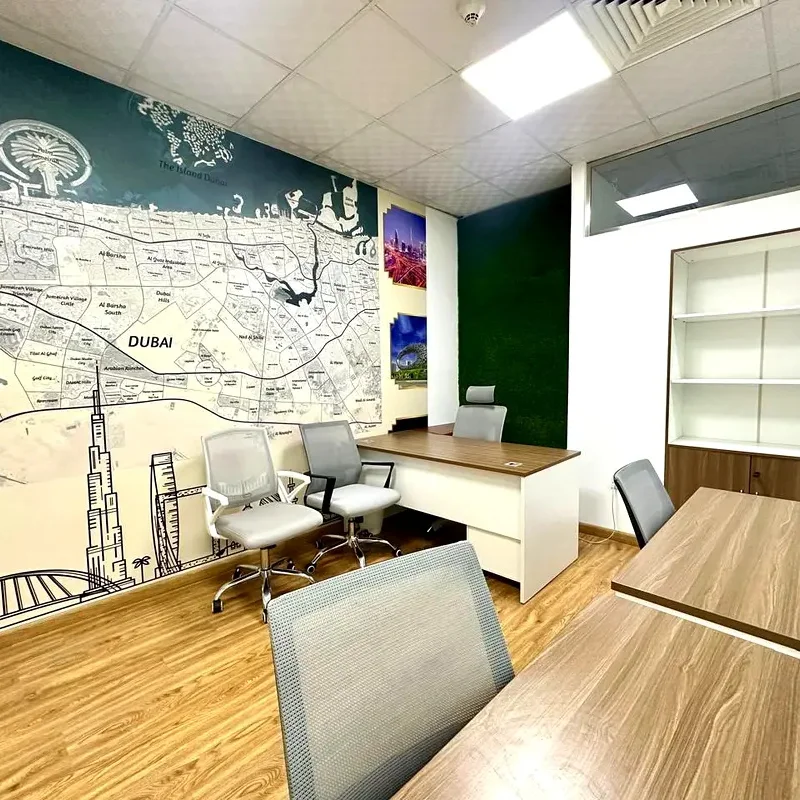 Creative agency office with modern interior design