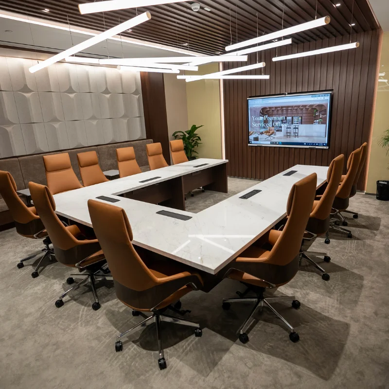 Professional conference room with modern interior