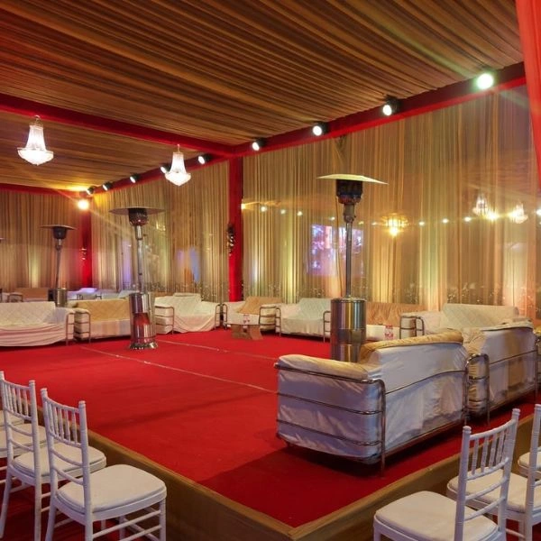 Purple carpet walkway for birthday parties