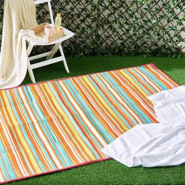 Outdoor mats in Dubai terrace setting