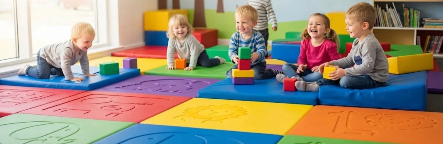 Multi Colored Interlocking Play Mats