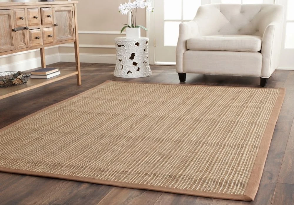 Classic sisal rug decor in UAE