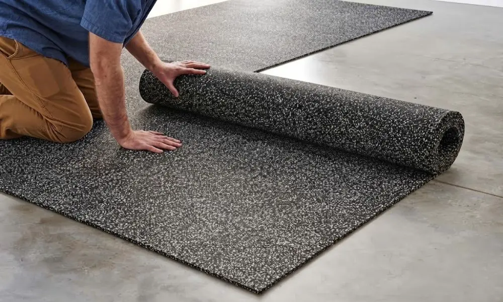 Heavy duty gym rubber mat Dubai