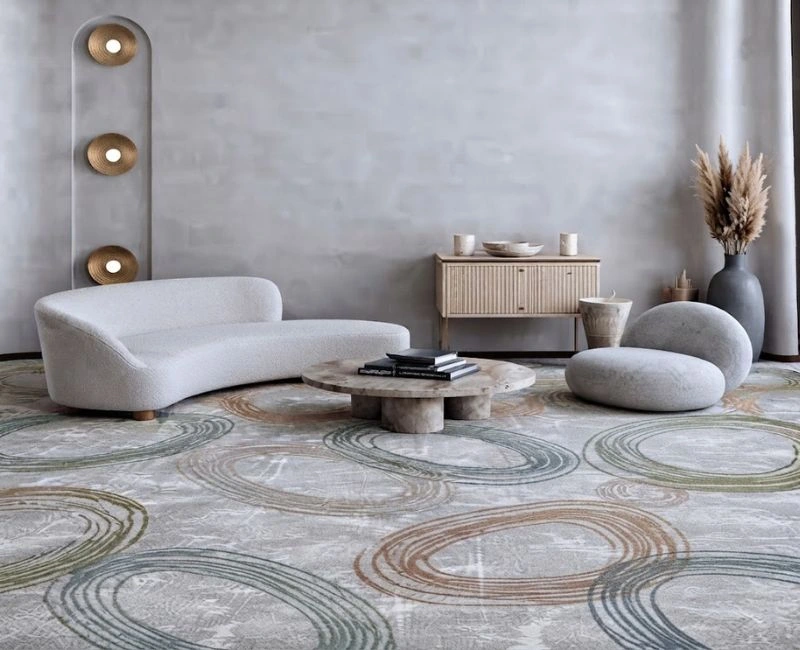 Contemporary Living Room Designer Carpets