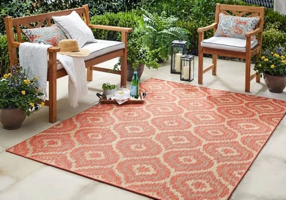 Outdoor mats in Dubai peach Mats