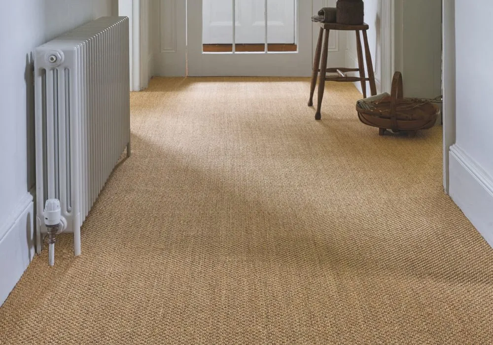 Natural sisal carpet hallway flooring in Dubai