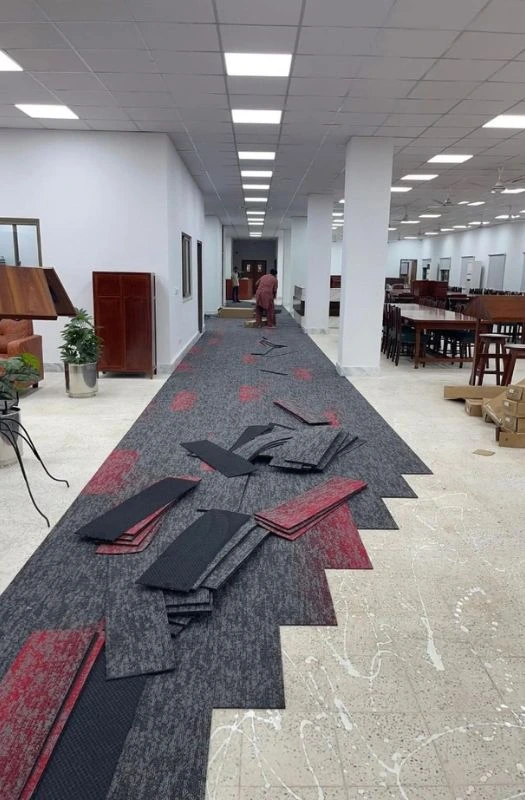 Commercial Carpet Tile Installation In Dubai