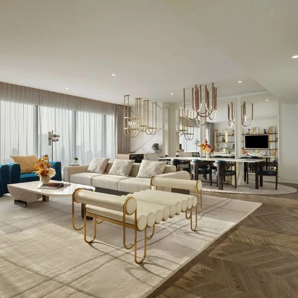 Luxury area rugs for hotels
