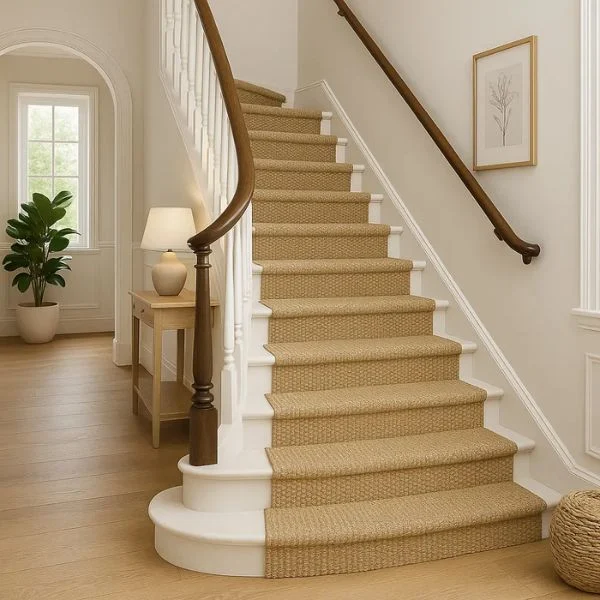 Stair sisal carpet in dubai