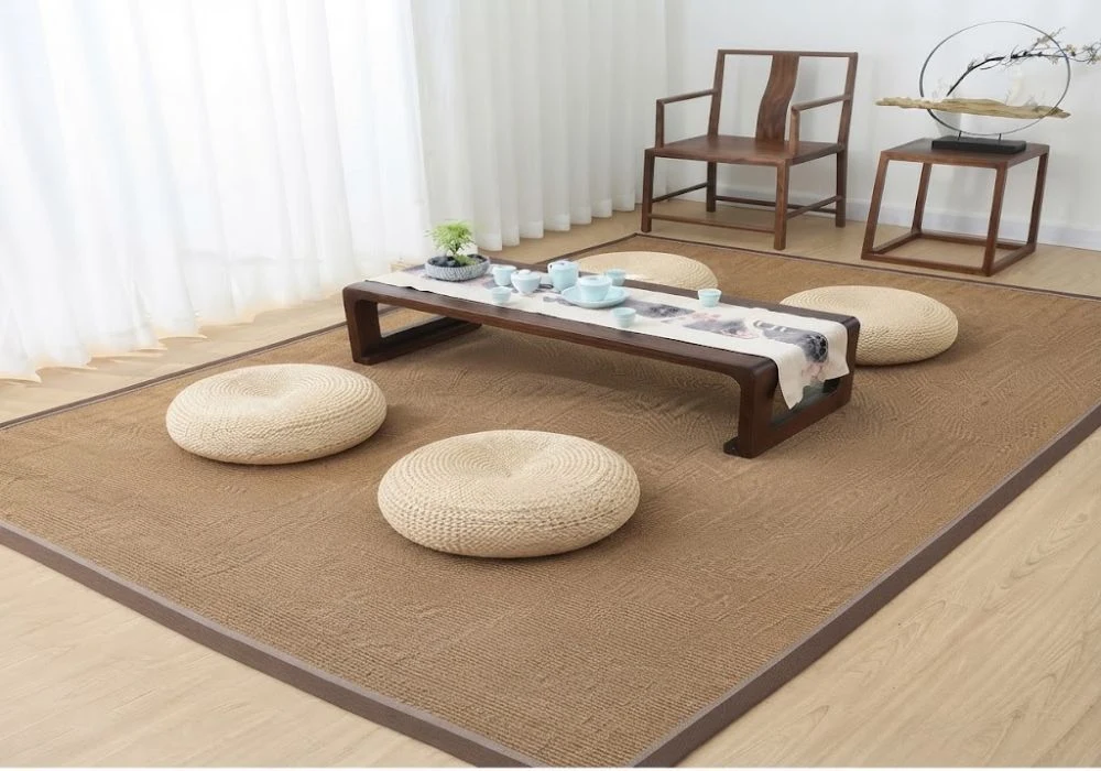 Traditional floor sisal mat in UAE